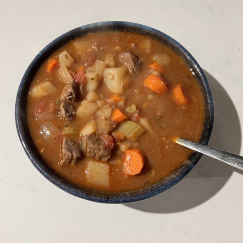 Beef and Vegetable Stew Salted Dish